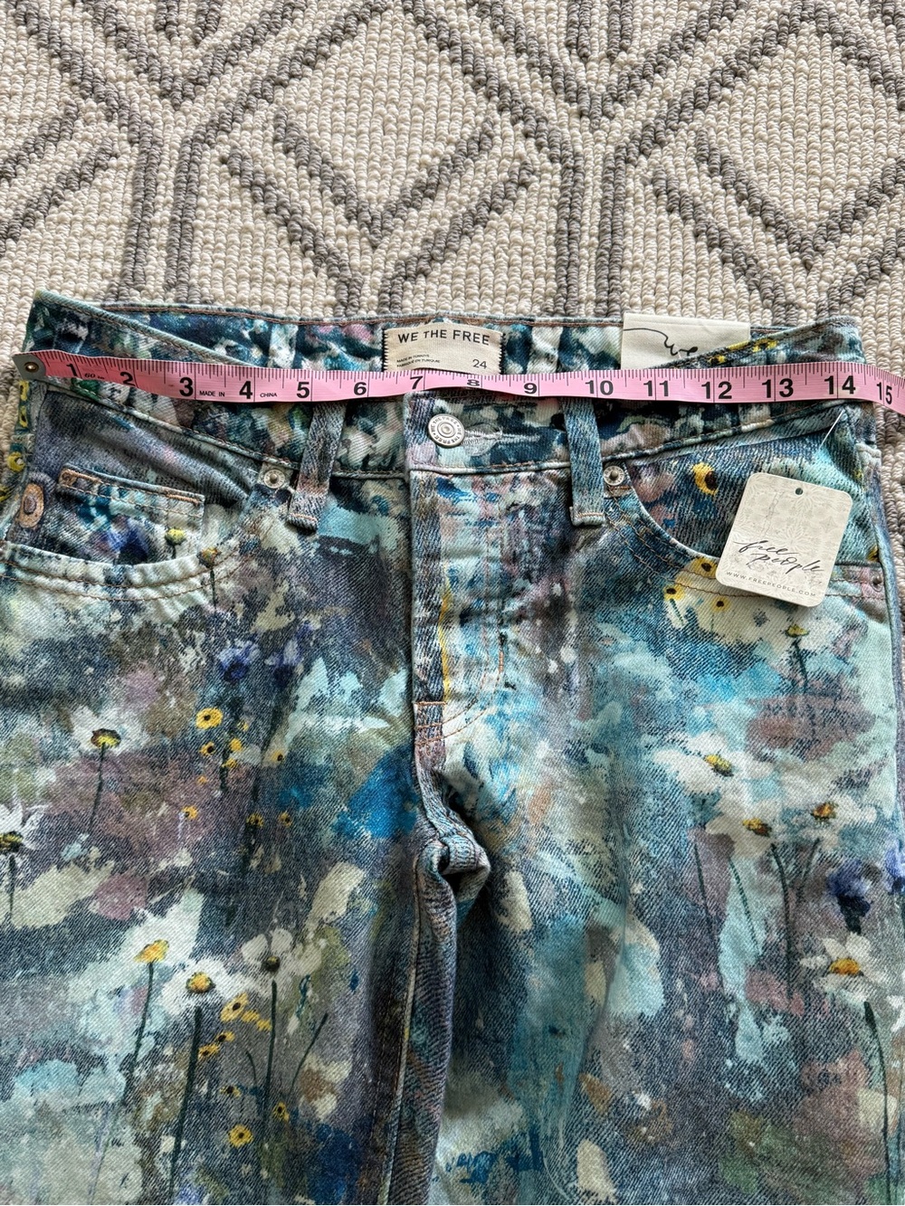 NWT🫟 We The Free Tennessee Low-Rise Illusions Jeans - Picture 8 of 14